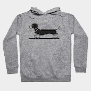 Dachshund dog Roller Skagin Hoodie